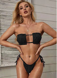 SEXY SOLID COLOR SEXY SWIMSUIT BIKINI