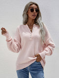 FASHION WOMEN SINGLE BREASTED PULLOVER SWEATER