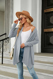 SOLID COLOR LOOSE LONG SLEEVE COAT