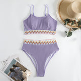 Split Shoulder Strap Bikini