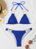 Solid Two Piece Bikini