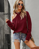 CLASSY LEISURE HOLIDAY STYLE SWEATER TOP