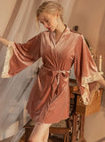 SEXY TWO-PIECE LACE NIGHTGOWN