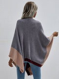 FASHION PLAID LOOSE KNIT CARDIGAN COAT SWEATER