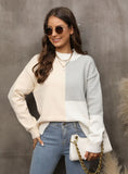 Irregular Knitted Loose Pullover Sweater