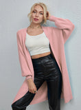 FASHION SOLID COLOR MEDIUM AND LARGE CARDIGAN SWEATER
