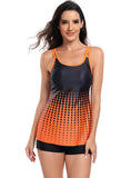 SEXY GRADIENT SPLIT SWIMSUIT BIKINI
