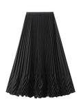 Women Slim Pleated Skirt