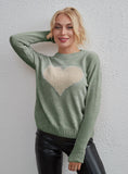 FASHION WOMEN LOVE SIMPLE FASHION SWEATER