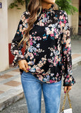 WOMEN PRINT LONG SLEEVE SHIRT