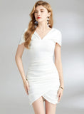 ELASTIC TUBE TOP OFF THE SHOULDER DRESS