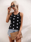 FASHION POLKA-DOT SLIM SWEATER