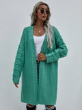 FASHION LONG CARDIGAN SOLID COLOR FASHION SWEATER