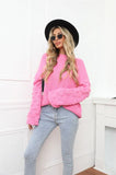 FASHION LARGE-SIZE PULLOVER KNITTED SWEATER