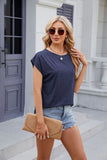ROUND NECK SHORT SLEEVES POCKETS T-SHIRT