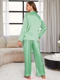 FASHION LONG-SLEEVED HOME CLOTHES TWO-PIECE SUIT