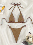 SEXY TRIANGLE SWIMSUIT SPLIT BIKINI