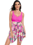 SPLIT SWIMSUIT BELLY-COVERING SLIM PRINTED BIKINI