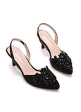 SHALLOW-MOUTHED POINTED STILETTO HEELS SANDALS