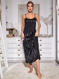 FASHION SLING LONG-SLEEVED NIGHTGOWN SUIT