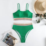 Split Shoulder Strap Bikini