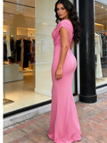 Off The Shoulder Long Spandex Maxi Party Dress