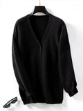 Casual Loose Knit Sweater Cardigan Coat