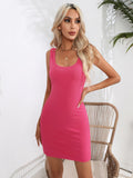 PIT SLEEVELESS VEST SHORT DRESS