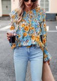 WOMEN PRINTED LONG-SLEEVED SHIRT