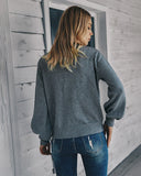 CLASSY LONG SLEEVE V-NECK KNITTED CARDIGAN SWEATER