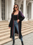 Long Tassel Sweater Coat