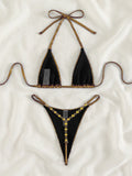 SEXY TRIANGLE SWIMSUIT SPLIT BIKINI