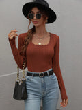 FASHION SOLID COLOR BUTTON PULLOVER SWEATER