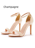 PEARL STILETTO BRIDAL SANDALS