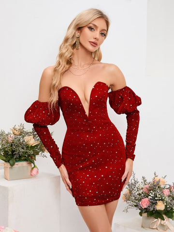 Scarlet Sequin Starlight Cocktail Dress