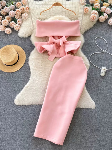 Delightful Rose Ribbon Dress