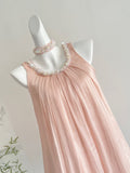 Pearl Embellishments Elegant Pink Dress