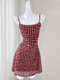 Flirty Skirt Vibrant Red Mini Dress