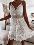 Present Day Delight Floral Print V-Neck Mini Dress