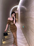 Temperament mesh sleeveless sparkling dress dress