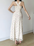 Tender Blossom Lace Maxi Summer Dress