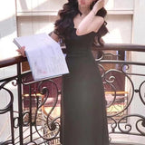 Timeless Elegance Ivory Midi Sundress