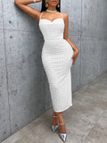 Nightfall Glamour Chic White Dress