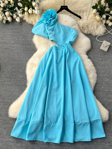 Light Blue Fairy Tale Tulle Maxi Dress