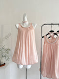 Pearl Embellishments Elegant Pink Dress