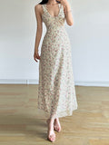 Tender Blossom Lace Maxi Summer Dress