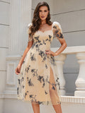 Mystical Summer Butterfly Sheer Dress