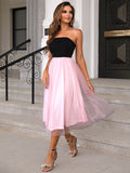 Ballerina Pink Skirted Cocktail Dress