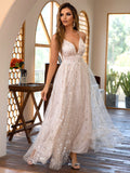 Stellar Glow Sequin Evening Dress