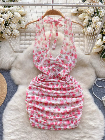 Blossom Bliss Halter Sundress